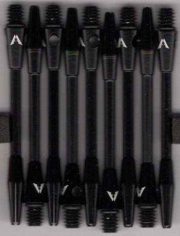 MEDIUM BLACK STEEL WIRE Aluminum Dart Shafts