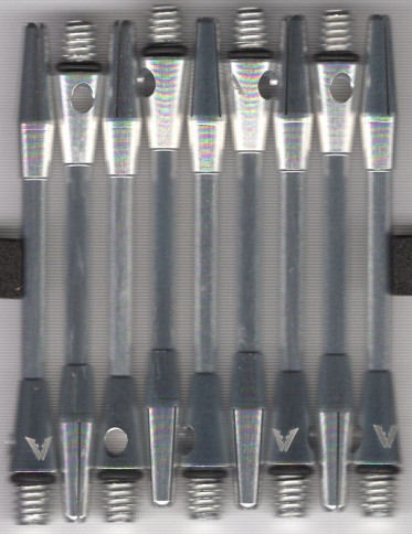 MEDIUM SILVER STEEL WIRE Aluminum Dart Shafts