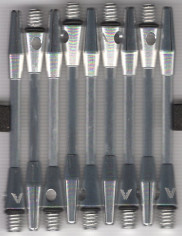 MEDIUM SILVER STEEL WIRE Aluminum Dart Shafts