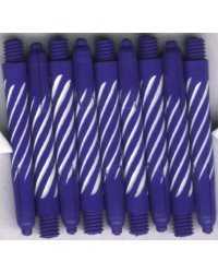 1.5" SHORT 2ba BLUE Nylon Dart Shafts 6 per order 