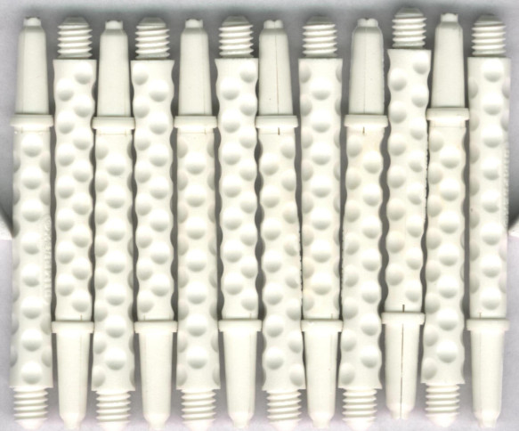 2in. White Medium Dimplex Dart Shafts 2in. White Medium Dimplex Dart Shafts