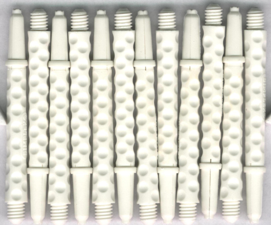 2in. White Medium Dimplex Dart Shafts