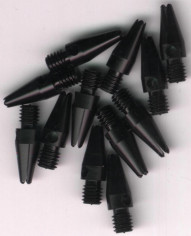 .75in Black Mini Aluminum Dart Shafts .75in Black Mini Aluminum Dart Shafts