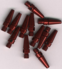 .75in. Red Mini Aluminum Dart Shafts .75in. Red Mini Aluminum Dart Shafts