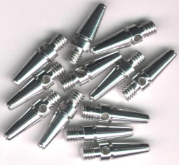 .75in. Silver Mini Aluminum Dart Shafts .75in. Silver Mini Aluminum Dart Shafts