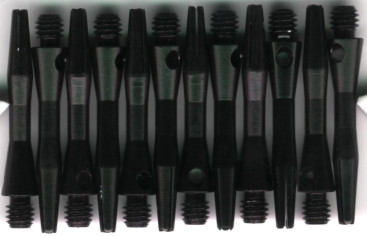 1.25in. Black Extra Short Aluminum Dart Shafts 1.25in. Black Extra Short Aluminum Dart Shafts