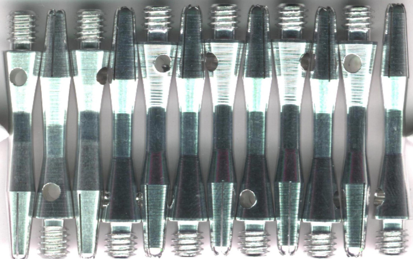 1.25in. Silver Extra Short Aluminum Dart Shafts 1.25in. Silver Extra Short Aluminum Dart Shafts