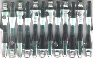 1.25in. Silver Extra Short Aluminum Dart Shafts 1.25in. Silver Extra Short Aluminum Dart Shafts