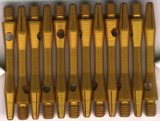 1.5in. Gold Short Aluminum Dart Shafts 1.5in. Gold Short Aluminum Dart Shafts
