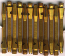 1.75in. Gold In-between Aluminum Dart Shafts 1.75in. Gold In-between Aluminum Dart Shafts