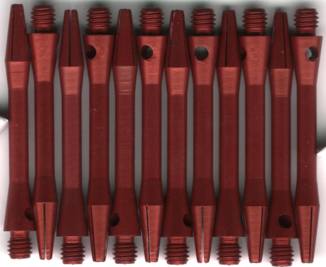 1.75in. Red In-between Aluminum Dart Shafts