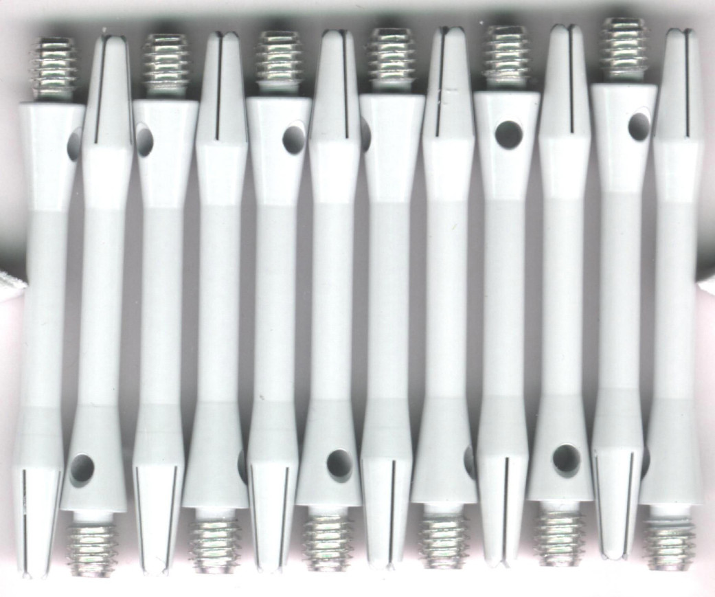 1.75in. White Kermaic In-between Aluminum Dart Shafts