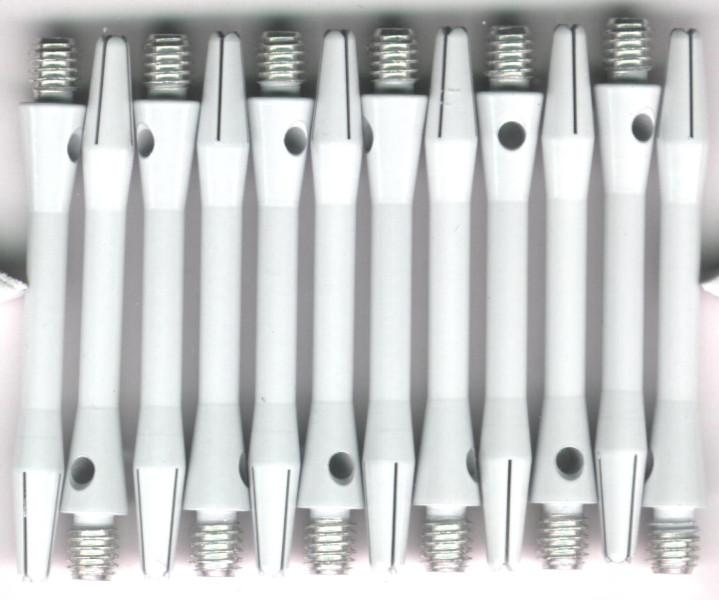 1.75in. White Kermaic In-between Aluminum Dart Shafts