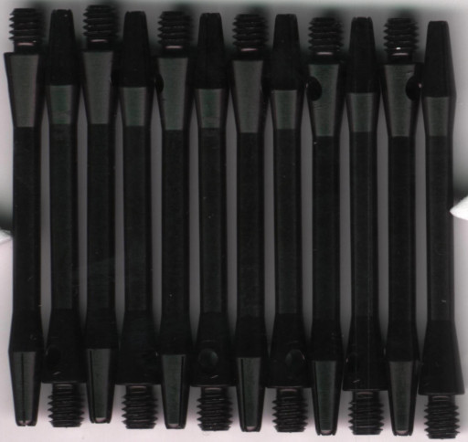 2in. Black Medium Aluminum Dart Shafts 2in. Black Medium Aluminum Dart Shafts