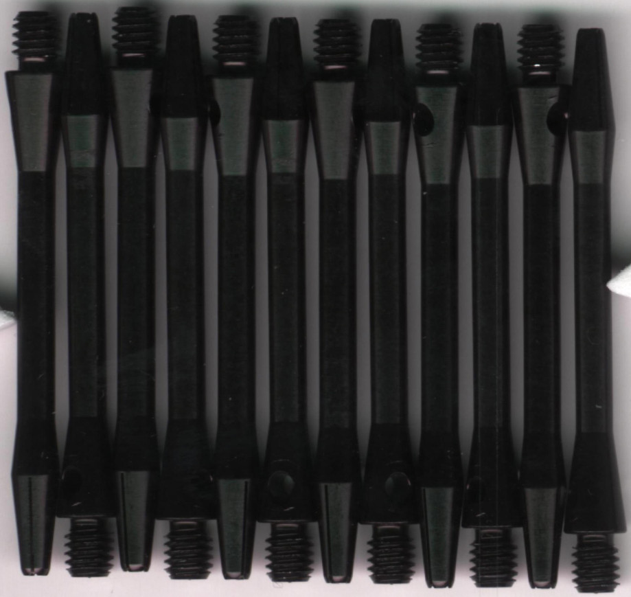 2in. Black Medium Aluminum Dart Shafts 2in. Black Medium Aluminum Dart Shafts