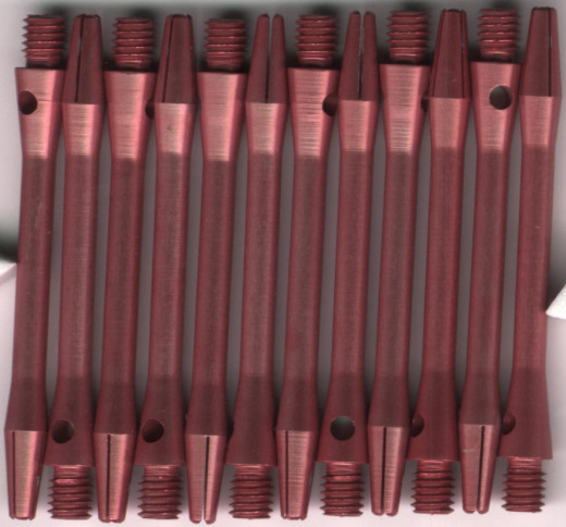 2in. Pink Medium Aluminum Dart Shafts 2in. Pink Medium Aluminum Dart Shafts