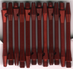 2in. Red Medium Aluminum Dart Shafts 2in. Red Medium Aluminum Dart Shafts