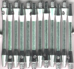 2in. Silver Medium Aluminum Dart Shafts 2in. Silver Medium Aluminum Dart Shafts