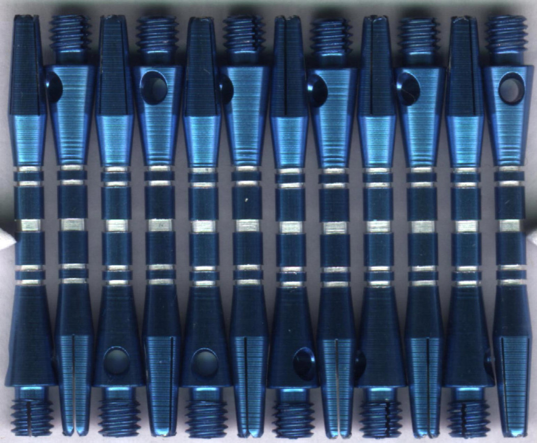 1.75in. Blue AR In-between Aluminum Dart Shafts: 1 set of 3 per order