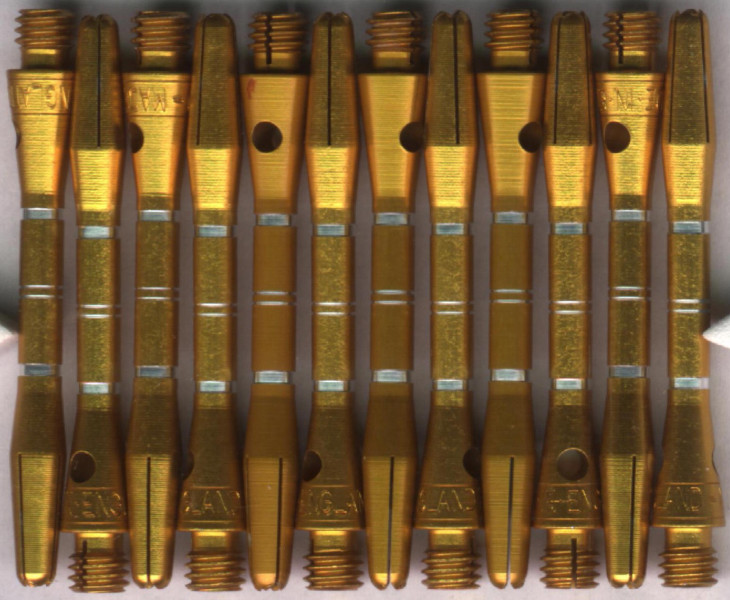 1.75in. Gold AR In-between Aluminum Dart Shafts