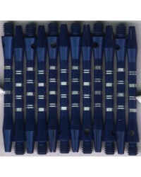 6 per order 1.5in 2ba Blue-White Spiroline Dart Shafts 