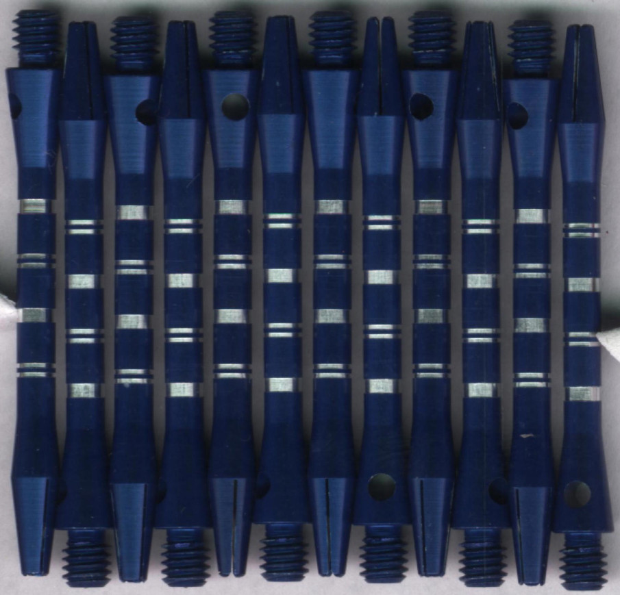 2in. Blue AR Medium Aluminum Dart Shafts