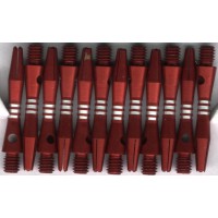 2ba Red Aluminum Dart Shafts 1.25in 3 per set 