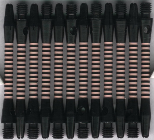 2in. Black/Pink Medium Aluminum Dart Shafts