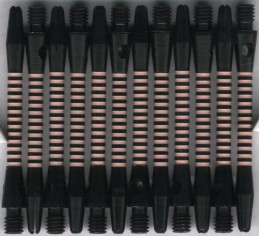2in. Black/Pink Medium Aluminum Dart Shafts 2in. Black/Pink Medium Aluminum Dart Shafts