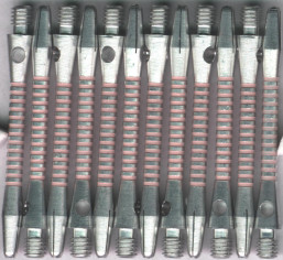 2in. Silver/Pink Medium Aluminum Dart Shafts 2in. Silver/Pink Medium Aluminum Dart Shafts