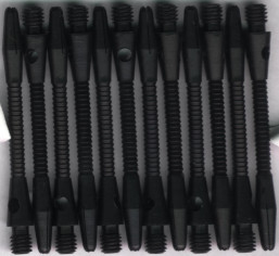 2in. Black Razor Edge Blade Medium Aluminum Dart Shafts 2in. Black Razor Edge Blade Medium Aluminum Dart Shafts
