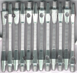 2in. Silver Razor Edge Blade Medium Aluminum Dart Shafts 2in. Silver Razor Edge Blade Medium Aluminum Dart Shafts