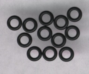 "RUBBER O RINGS" For Aluminum Dart Shafts: 12 per order