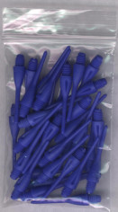 33ct. Blue Dimpled Soft Tip Points