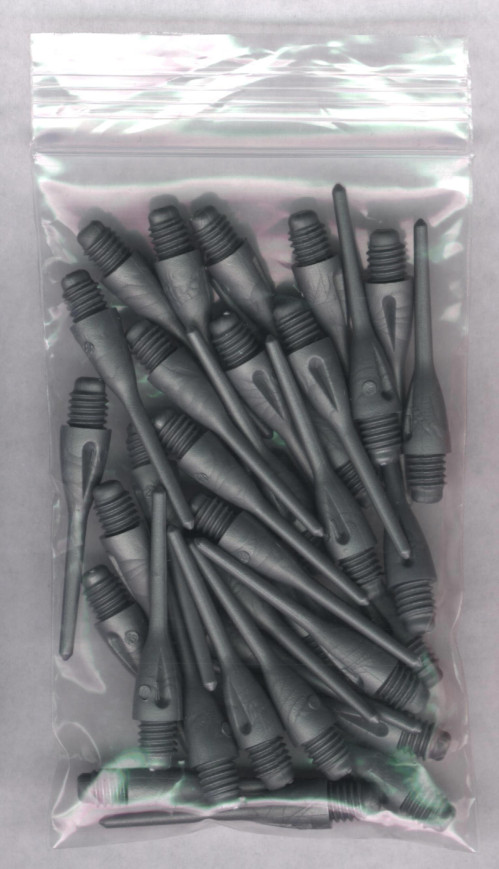 33ct. Silver Dimpled Soft Tip Points