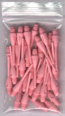 33ct. Light Pink Dimpled Soft Tip Points