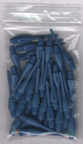 33ct. Teal Dimpled Soft Tip Points