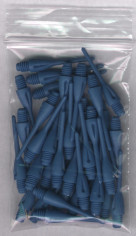 33ct. Teal Dimpled Soft Tip Points